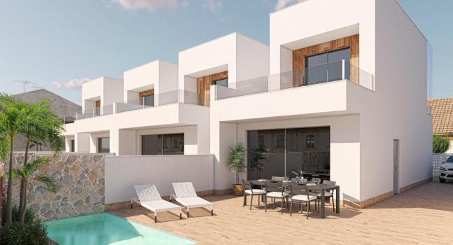 New build, 3 bedroom, 2 bathroom villa in Pilar de la Horadada