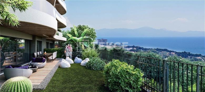 Sea View Apartments In A Complex With Pool In Kuşadası