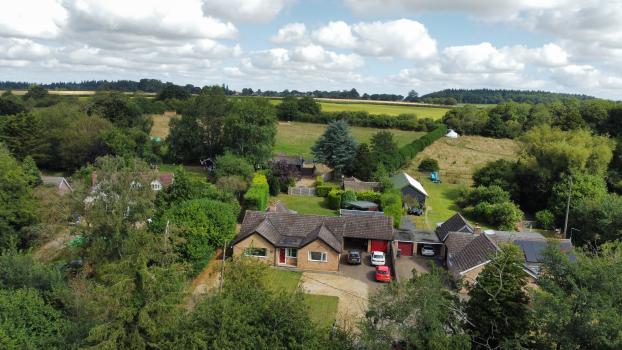 Detached Bungalow: For Sale In Little Whelnetham Bury St. Edmunds
