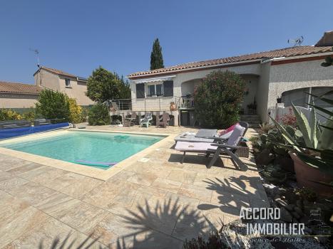 Puisserguier!! Beautiful T4 Plain Villa With Swimming Pool