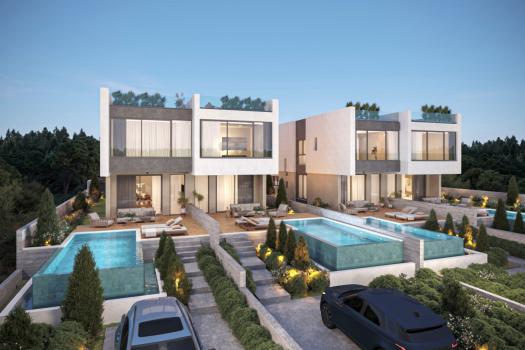 3 Bedroom Semi-Detached House In Chloraka, Paphos